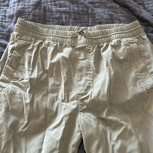 COS casual pants with elastic wasteband, straight fit, size L, very comfortable